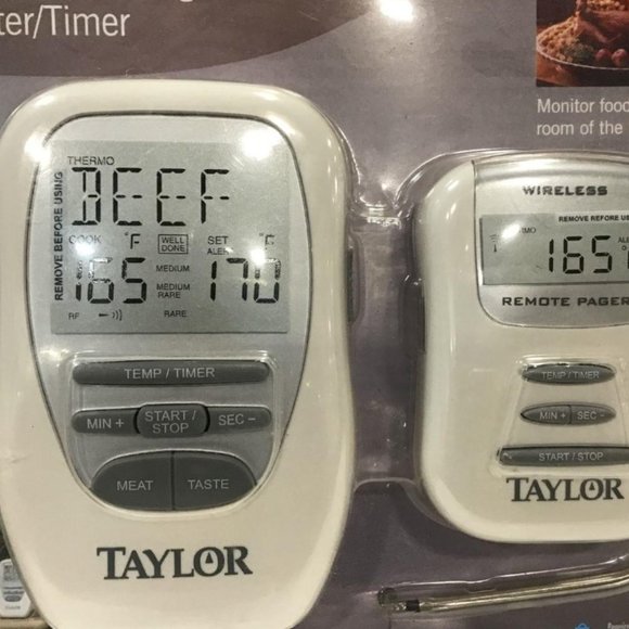 Taylor Commercial Digital Wireless Thermometer New In Package #B13 - Picture 2 of 6